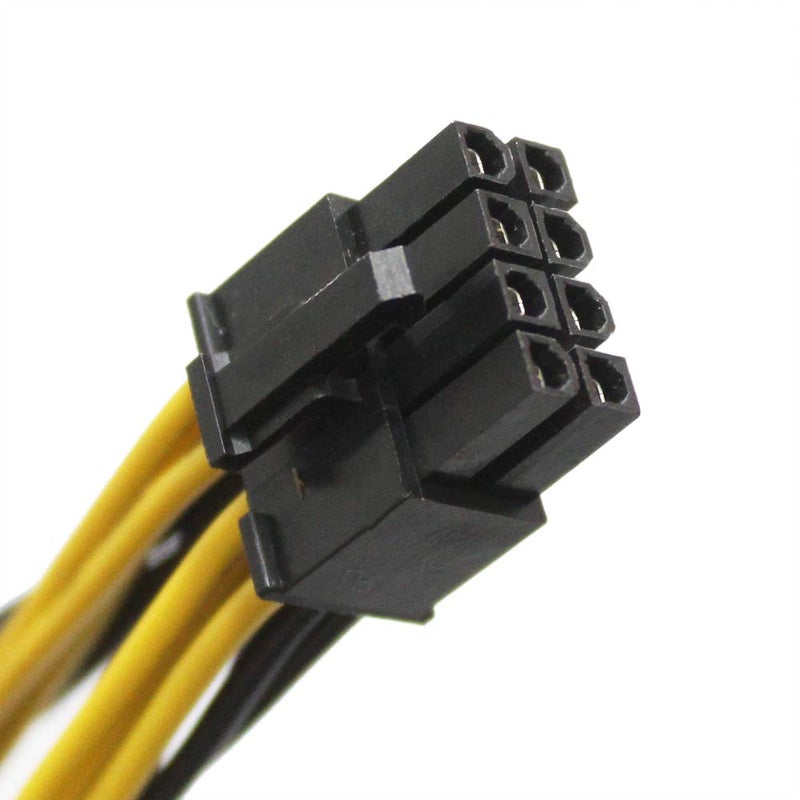 GinTai 8-Pin GPU Female to PCI-E 8-Pin Male Graphics Card Power Extension Cable (GPU to GPU) Adapter for NVIDIA Tesla K80 M60 M40 P100 030-0571-000 (4-inch; 10cm) - Image 4